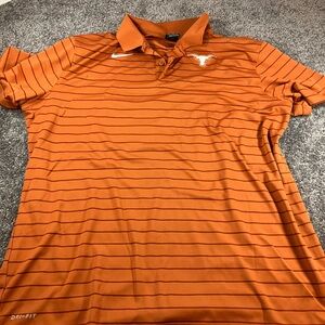Texas Longhorns NCAA Nike Dri-Fit Men’s XL Golf Polo Shirt